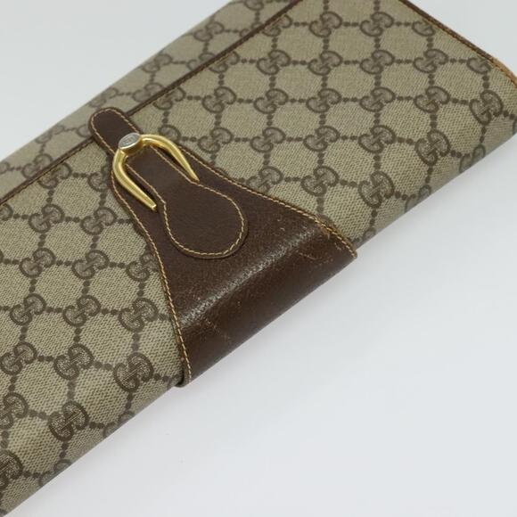 GUCCI GG Supreme Shoulder Bag Pvc Beige Gold 904 02 050 - Picture 6 of 13